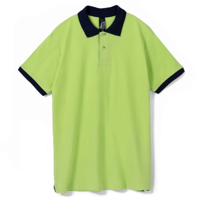 
                                                Prince 190 polo shirt, green apple with dark blue
                                                