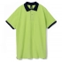 Prince 190 polo shirt, green apple with dark blue