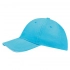 Buffalo baseball cap, turquoise with white