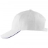 Buffalo Baseball Cap, white with dark blue