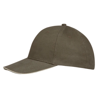 
                                                Buffalo baseball cap, khaki with beige.
                                                