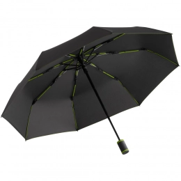Folding umbrella AOC Mini with colored spokes, green apple