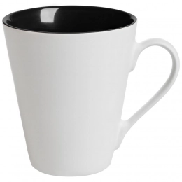 New Bell mug matte, white with black