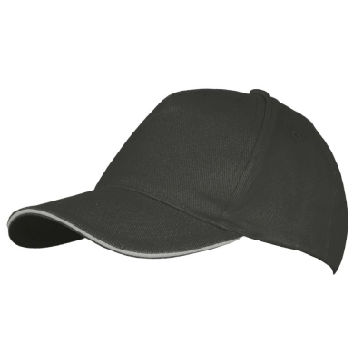 
                                                Long Beach baseball cap, dark gray with light gray
                                                