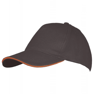 
                                                Long Beach baseball cap, gray with orange
                                                
