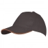 Long Beach baseball cap, gray with orange