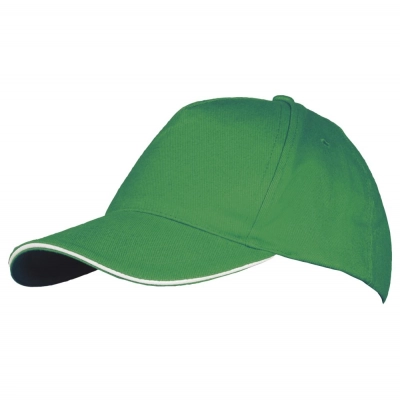 
                                                Long Beach baseball cap, bright green with white
                                                
