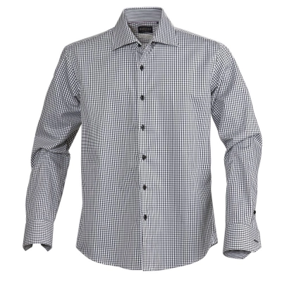 
                                                Tribeca plaid men's shirt, black
                                                