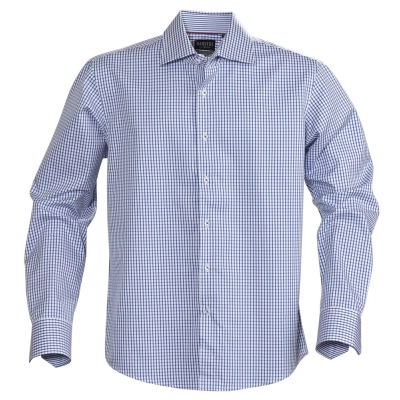 
                                                Tribeca plaid men's shirt, blue
                                                