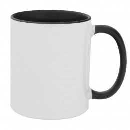 Promo Plus mug for sublimation printing, black