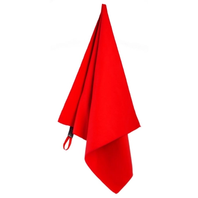 
                                                Atoll Medium sports towel, red.
                                                