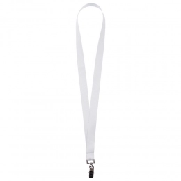 Лента для бейджа Neckband, белая
