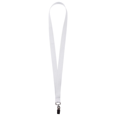 
                                                Лента для бейджа Neckband, белая
                                                