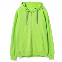 Unit Siverga zip hoodie with hood, green apple