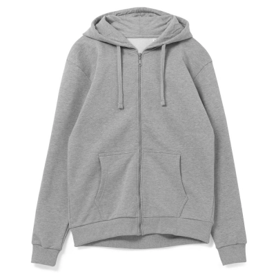 
                                                Zip-up hoodie with hood Unit Siverga Heavy, grey melange
                                                