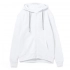 Zip-up hoodie with hood Unit Siverga Heavy, white