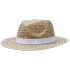 Daydream hat, beige with white ribbon