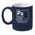 Papiy mug with soft-touch coating, dark blue