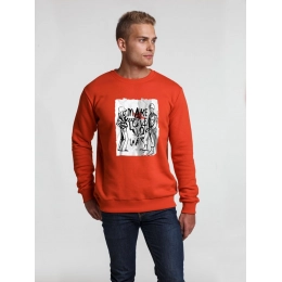 Hoodie Make Love, red