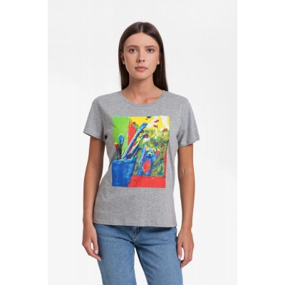 
                                                Artist Bear women's T-shirt, grey melange
                                                