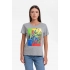 Artist Bear women's T-shirt, grey melange