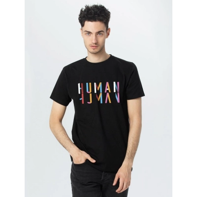 
                                                Футболка Human, черная
                                                