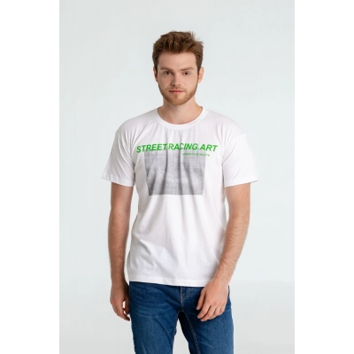 
                                                Street Racing Art T-shirt, white
                                                