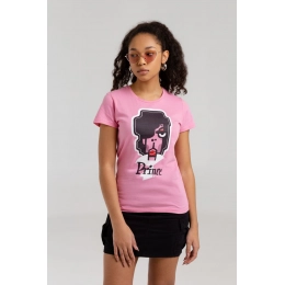 Футболка женская «Меламед. Prince», розовая