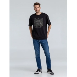 Oversize Deadline T-shirt, black
