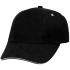 Hard Work Black Baseball Cap with reflective element