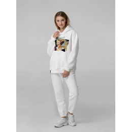 Hoodie You Are Beautiful, milky white