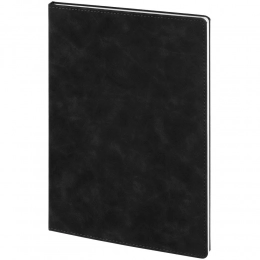 Urban notebook, lined, black.
