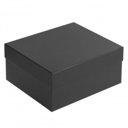 Satin box, large, black