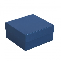 Satin box, small, blue