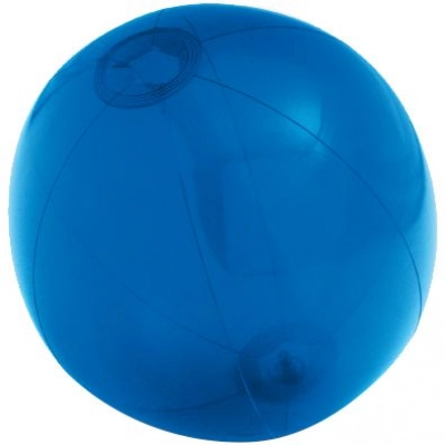 
                                                Inflatable Beach Ball Sun and Fun, Translucent Blue
                                                