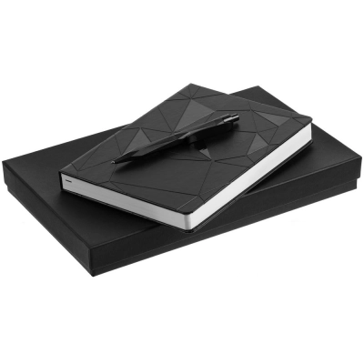 
                                                Set of Gems: daily planner and pen, black
                                                
