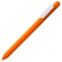 Ручка шариковая Swiper, оранжевая с белым