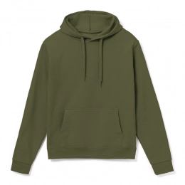 Hooded sweatshirt Snake II, dark khaki