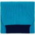 Snappy scarf, turquoise with blue