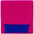 Snappy scarf, fuchsia with blue