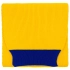 Snappy scarf, yellow with blue