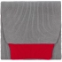 Snappy scarf, light grey with red