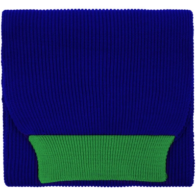 
                                                Snappy scarf, blue with green
                                                