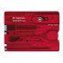 SwissCard Tool Kit, translucent red