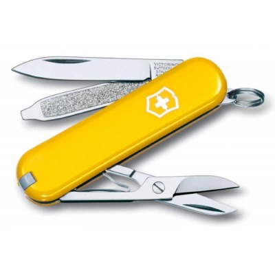 
                                                Classic 58 keychain knife with screwdriver, yellow
                                                