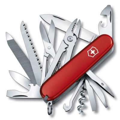 
                                            Officer's knife Handyman 91, red
                                            