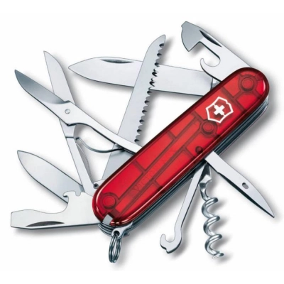 
                                                Officer's knife Huntsman 91, transparent red
                                                