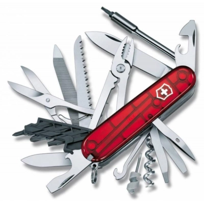 
                                                CyberTool L Officer's knife, translucent red
                                                