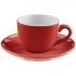 Cozy Morning tea pair, red