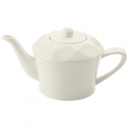 Diamante Bianco teapot, white